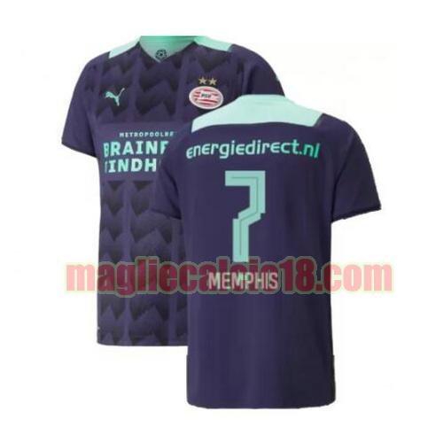 maglia psv eindhoven 2021-2022 seconda memphis 7