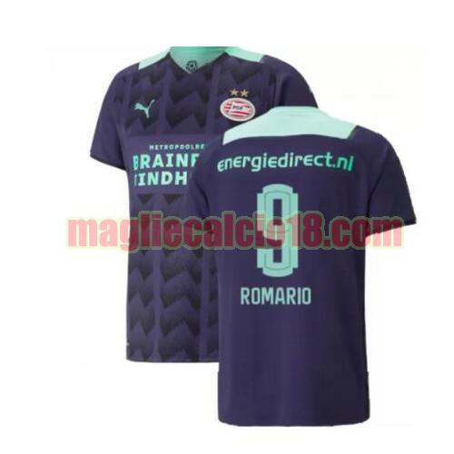 maglia psv eindhoven 2021-2022 seconda romario 9