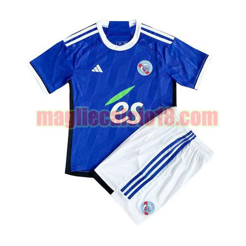 maglia rc strasbourg 2023-2024 prima bambino