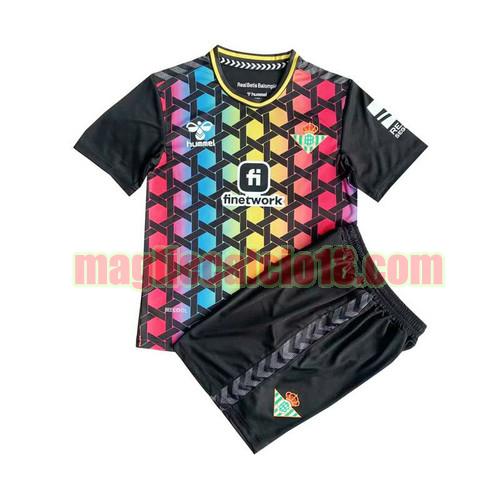 maglia real betis 2023-2024 bambino nero portiere