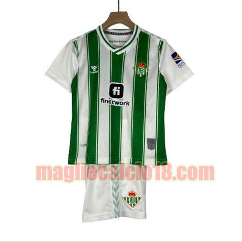 maglia real betis 2023-2024 bambino prima