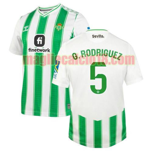 maglia real betis 2023-2024 g.rodriguez 5 prima