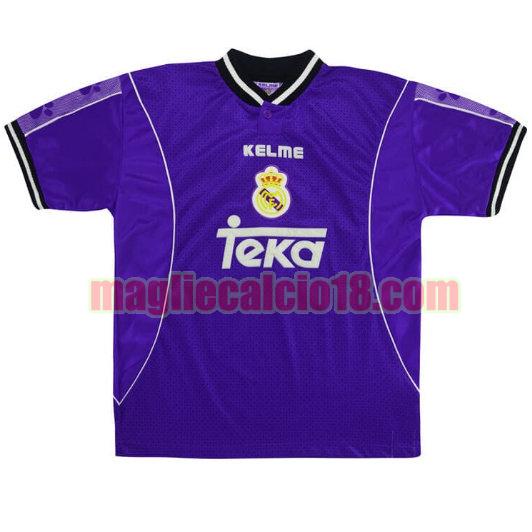 maglia real madrid 1997-1998 seconda blu