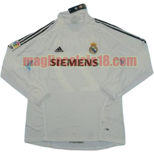 maglia real madrid 2005-2006 prima divisa manica lunga