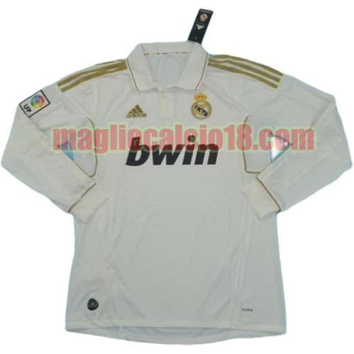 maglia real madrid 2011-2012 prima divisa manica lunga