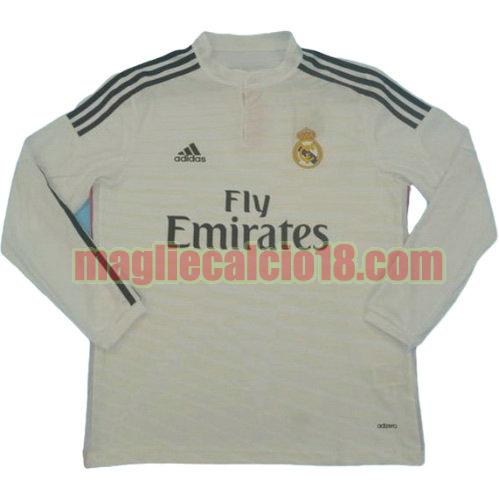 maglia real madrid 2014-2015 prima divisa manica lunga