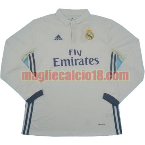 maglia real madrid 2016-2017 prima divisa manica lunga