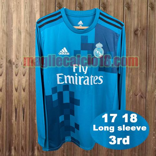 maglia real madrid 2017-2018 terza manica lunga