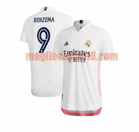 maglia real madrid 2020-2021 prima karim benzema 9