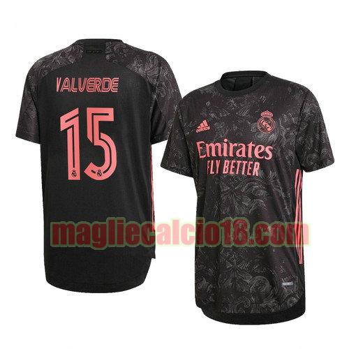 maglia real madrid 2020-2021 terza federico valverde 15