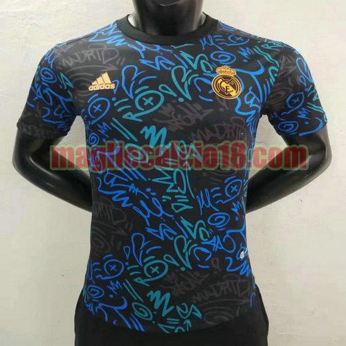 maglia real madrid 2021-2022 formazione nero