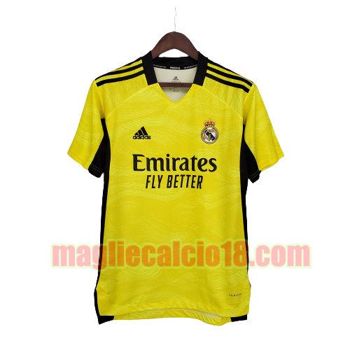maglia real madrid 2021-2022 portiere giallo