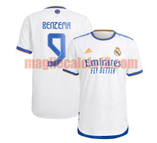 maglia real madrid 2021-2022 prima benzema 9