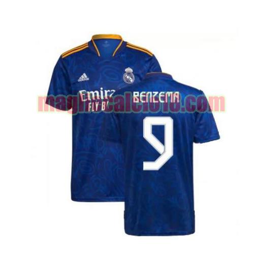 maglia real madrid 2021-2022 seconda benzema 9