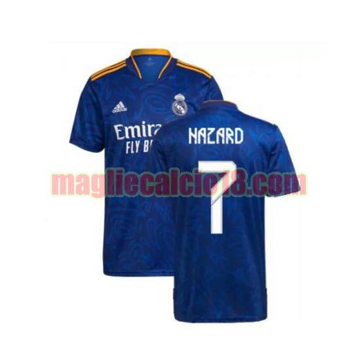 maglia real madrid 2021-2022 seconda hazard 7