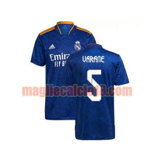 maglia real madrid 2021-2022 seconda varane 5