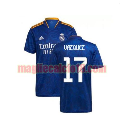 maglia real madrid 2021-2022 seconda vazquez 17