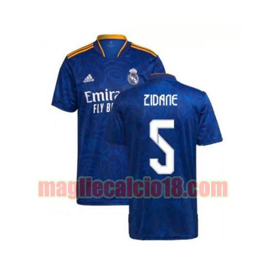 maglia real madrid 2021-2022 seconda zidane 5