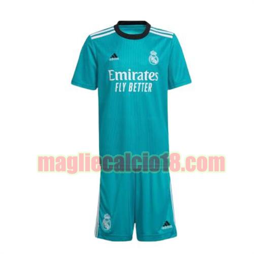 maglia real madrid 2021-2022 terza bambino