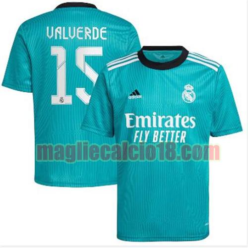 maglia real madrid 2021-2022 terza valverde 15