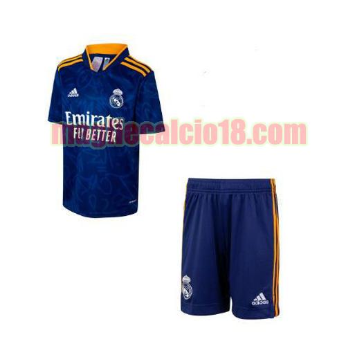maglia real madrid 2021-22 seconda bambino