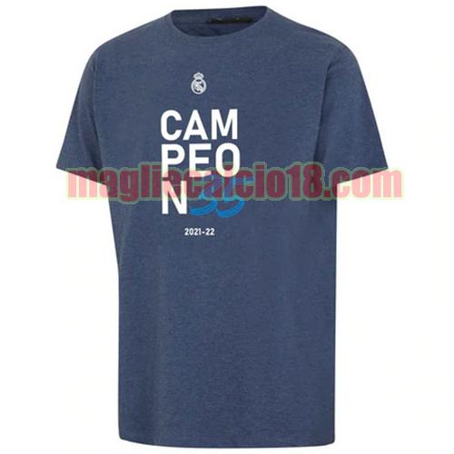 maglia real madrid 2022-2023 campeones 35 blu