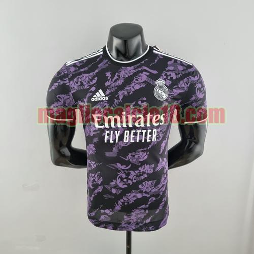 maglia real madrid 2022-2023 classic edition player version viola nero