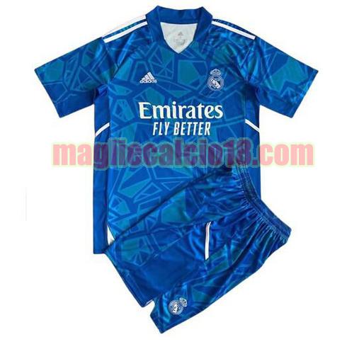 Maglia real madrid blu on sale