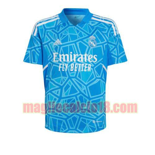 maglia real madrid 2022-2023 prima portiere thailandia blu