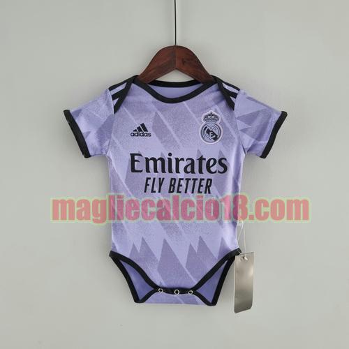 maglia real madrid 2022-2023 seconda baby