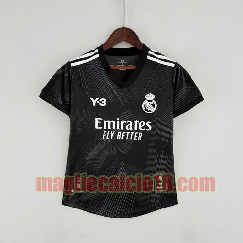 maglia real madrid 2022-2023 y3 edition donna nero