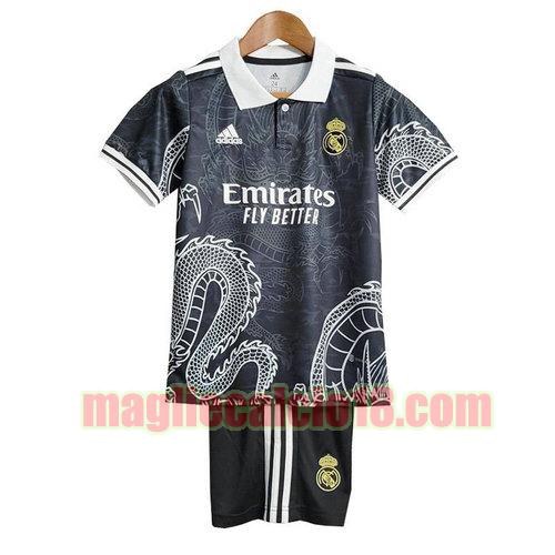 maglia real madrid 2023-2024 bambino nero speciale