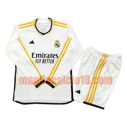 maglia real madrid 2023-2024 bambino prima
