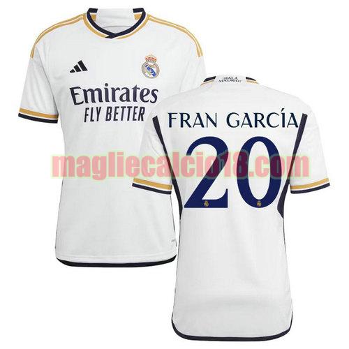 maglia real madrid 2023-2024 fran garcia 20 prima