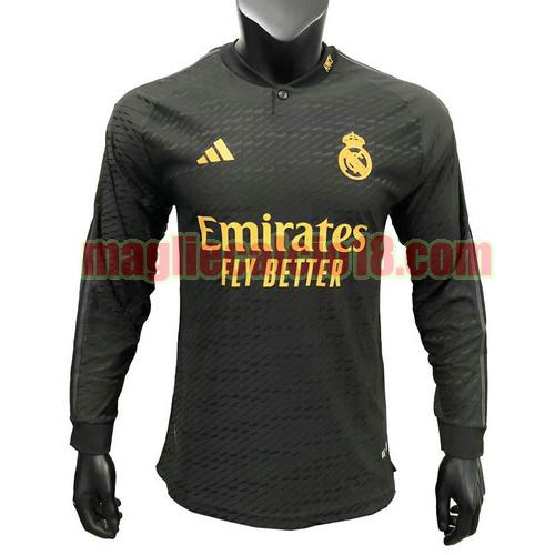 maglia real madrid 2023-2024 maniche lunghe terza