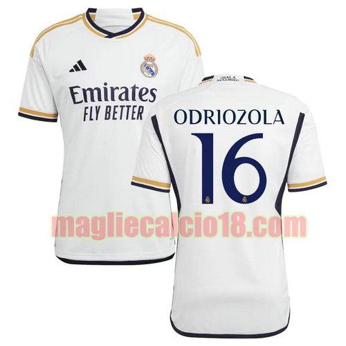maglia real madrid 2023-2024 odriozola 16 prima