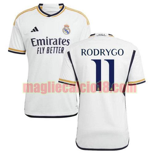 maglia real madrid 2023-2024 rodrygo 11 prima
