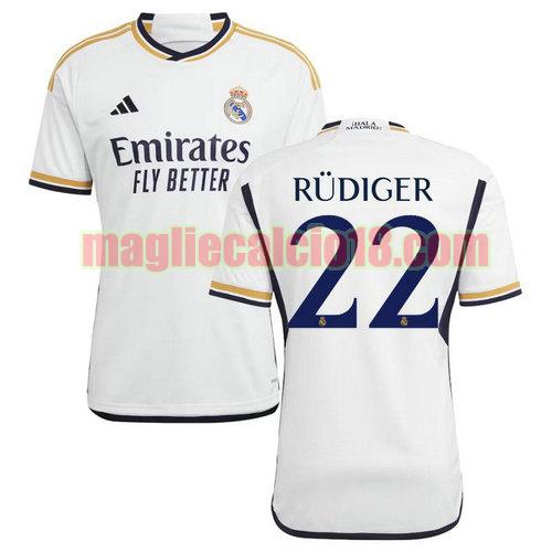 maglia real madrid 2023-2024 rudiger 22 prima