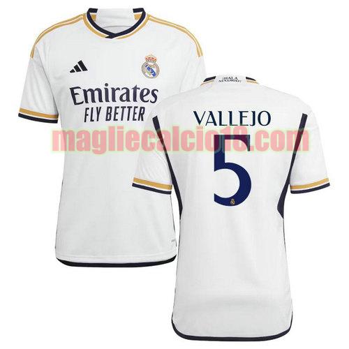 maglia real madrid 2023-2024 vallejo 5 prima