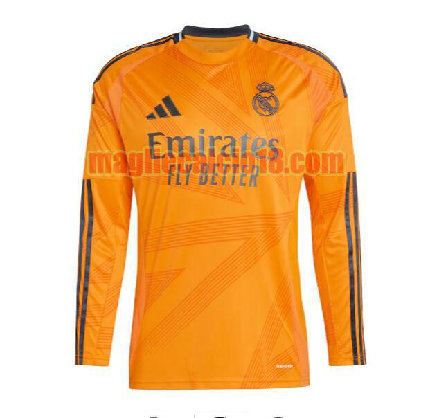 maglia real madrid 2024-2025 manica lunga seconda