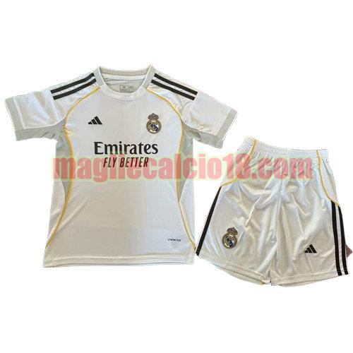 maglia real madrid 2025-2026 picture version bambino prima