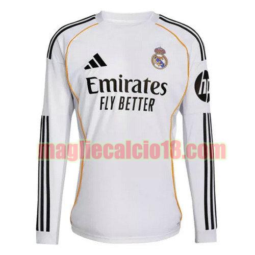 maglia real madrid 2025-2026 manica lunga prima