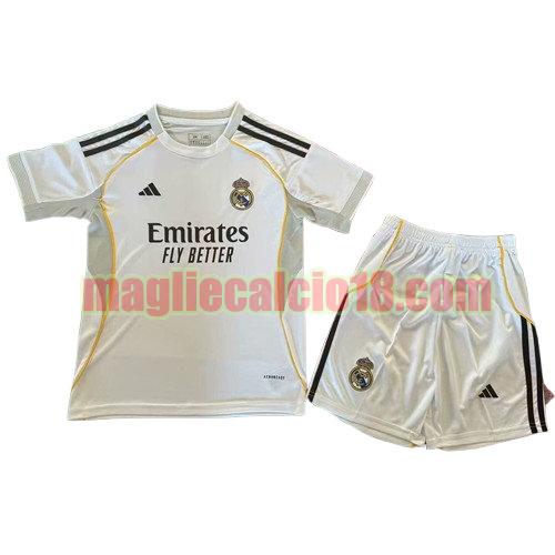 maglia real madrid 2025-2026 picture version bambino prima
