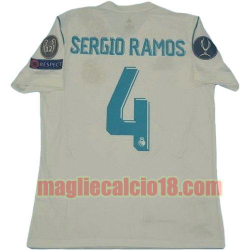 maglia real madrid ucl 2017-2018 prima divisa sergio ramos 4