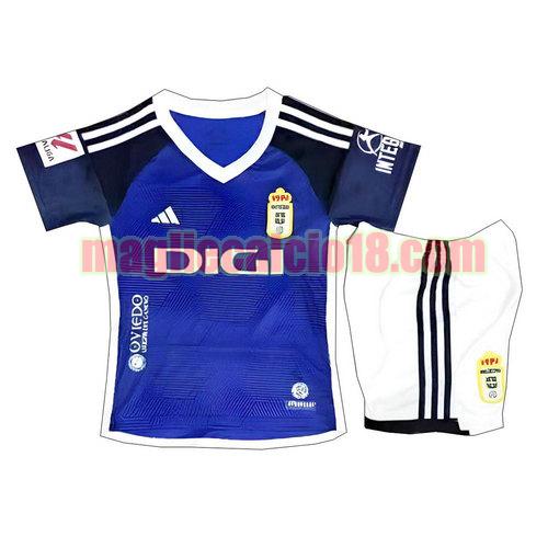 maglia real oviedo 2023-2024 bambino prima