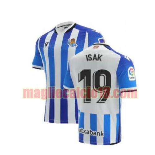 maglia real sociedad 2021-2022 prima isak 19