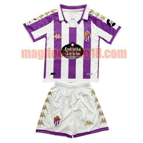 maglia real valladolid 2023-2024 bambino prima