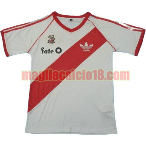 maglia river plate 1986 prima divisa manica corta