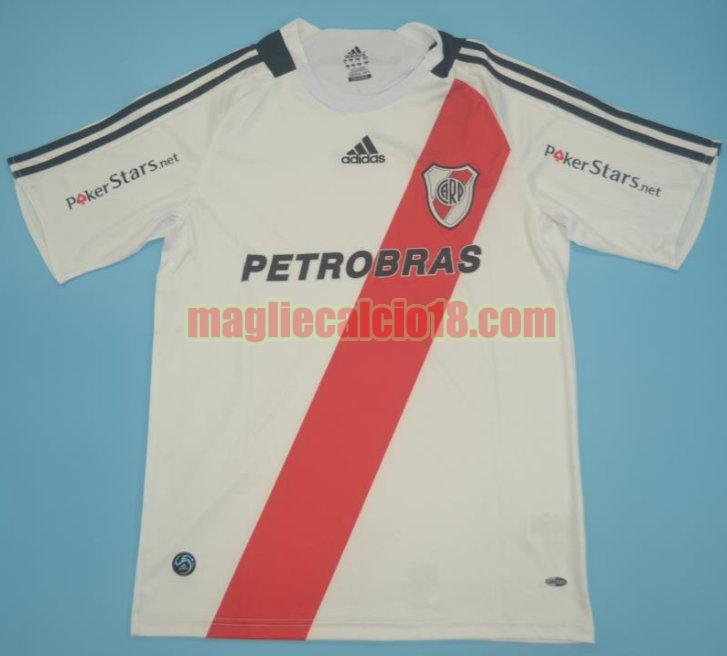 maglia river plate 2009-2010 prima bianca