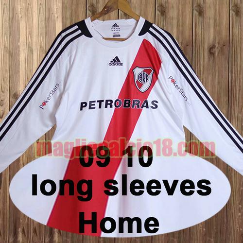 maglia river plate 2009-2010 prima maniche lunghe